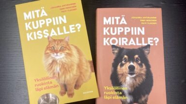 Artikkelikuva, Kirja-arvostelu: Mitä kuppiin koiralle? – Yksilöllinen ruokinta läpi elämän & Mitä kuppiin kissalle? – Yksilöllinen ruokinta läpi elämän